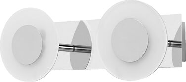 Світильник LEDVANCE Smart LED для ванної кімнати, круглий, хром, 30 см, 1200 лм, 3000-6500K, IP44, диммований, керування через Wi-Fi, додаток і голосовий асистент