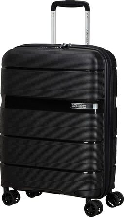 Валіза American Tourister Linex Spinner L, 76 см, 102 л, чорна, пластикова, на 4 колесах