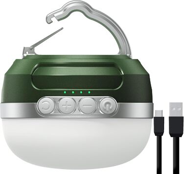 Світлодіодна кемпінг-лампа 8400mAh, RGB, USB-C, водонепроникна, з магнітом, 5 режимів, для походів та аварій