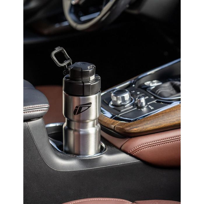 Вакуумна термобутилка Speedfil Speedflask з нержавіючої сталі для велосипедистів і спорту, з кришкою 2.0, срібляста