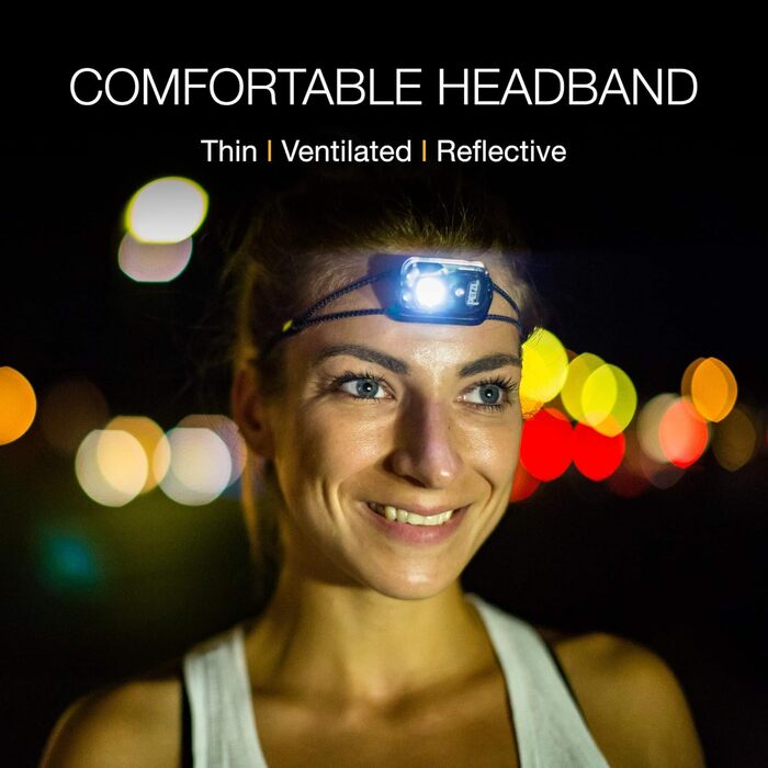 Налобний ліхтар PETZL BINDI чорний, унісекс, універсальний розмір