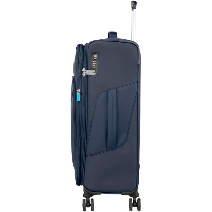 Валіза American Tourister Summerfunk 79 см, 119 л, чорна, розширювана, на 4 колесах, поліестер