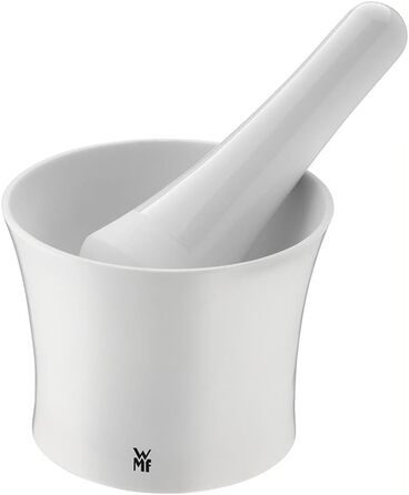 Молочник для спецій WMF Gourmet 12 см, порцеляновий, з товкачем, для подрібнення спецій, підходить для миття в посудомийній машині
