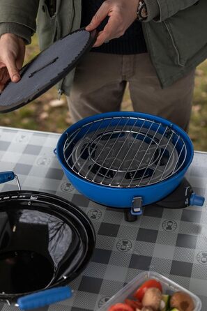 Газовий гриль Campingaz Party Grill для кемпінгу, пікніка та фестивалів, антипригарна поверхня, універсальний готувальний пристрій