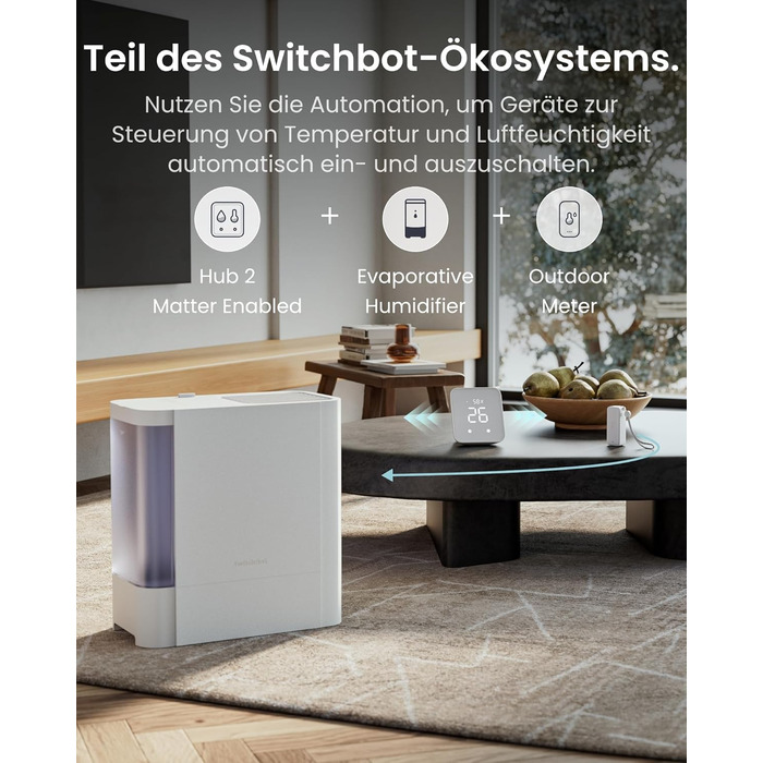 Гігрометр-термометр SwitchBot IP65 для приміщень і вулиці, Bluetooth, з датчиком точки роси, VPD, абсолютної вологості, зовнішній термометр, збереження даних для теплиці та винного погребу, набір 3 шт.