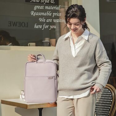 Рюкзак GOLF SUPAGS для ноутбука 17'' жіночий та чоловічий, міський, бізнес, дорожній, з відділенням для ноутбука, рожево-сірий, для офісу та подорожей