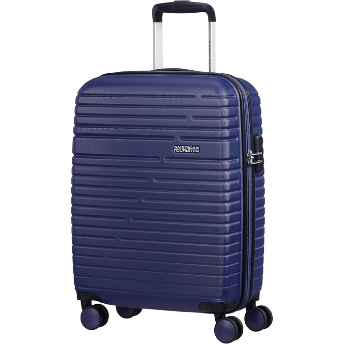 Валіза American Tourister Aero Racer Spinner 68, розширювана, 3.6 кг, 75.5 л, синя, 4 колеса