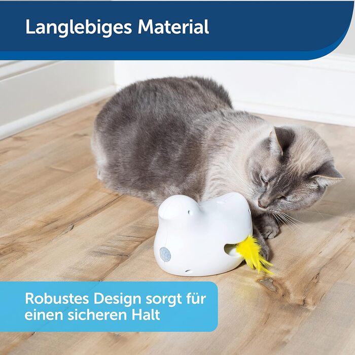 PetSafe інтерактивна іграшка для котів Peek-a-Bird з таймером, працює на 3 AA батарейках
