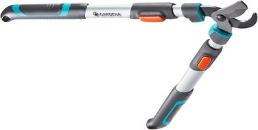 Секатор Gardena TeleCut 650-900 B, телескопічний, байпасний, для свіжої деревини, ергономічні ручки ErgoTec