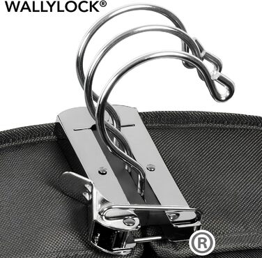 Дорожня трискладна сумка-чохол для суконь WallyBags, 132 см, темно-синя/сіра