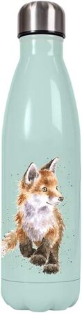 Пляшка для води Wrendale Designs з пластику 'Заєць і бджола', Фуксія