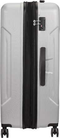 Валіза American Tourister Tracklite Spinner 120 л, розсувна, срібляста, 78 см