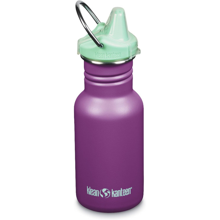 Пляшка для води Klean Kanteen Classic Narrow 355 мл, нержавіюча сталь, колір Блискучий виноград