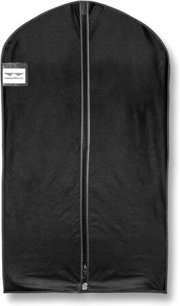 Чохол для костюма HangerMaster, дихаючий, синтетичний, чорний, 110 см, 3 шт.