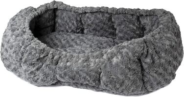 Лежак для тварин Karlie Cuddly сірий, знімний чохол, для будки Domus 60 см (Д 98 x Ш 19 x В 9 см)