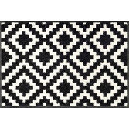 Килимок для вхідних дверей wash+dry Kalmar 50x75 см, для внутрішнього та зовнішнього використання, машинне прання