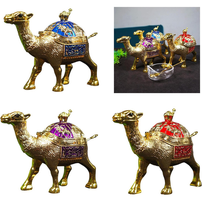 Цукорниця з металу у вигляді верблюда, декор для кухні та кафе Schmuck