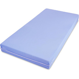 Ортопедичний матрац MSS Easy Active 60x120x11 см, комфортна піна, для дітей і дорослих, знімний синій чохол