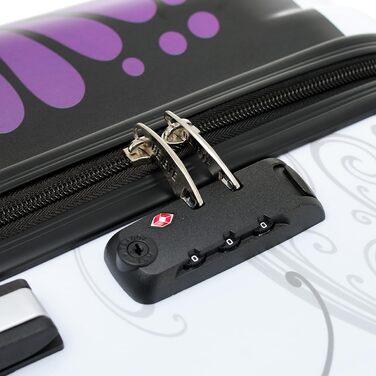 Валізи BEIBYE з полікарбонату, жорсткий корпус, набір XL-L-M-Beautycase, дорожній чемодан на колесах з TSA-замком
