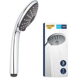 Ручний душ Grohe Vitalio Comfort 100 із 4 режимами струменя, хром