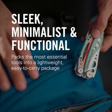 Мультитул Leatherman Skeletool CX 7-в-1 для кемпінгу та виживання, нержавіюча сталь, Guava
