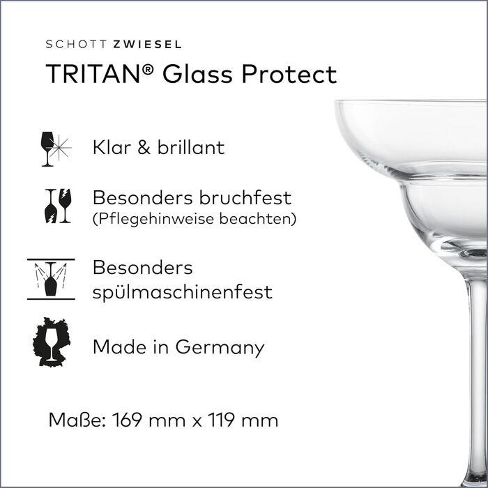 Набір спеціальних келихів для коктейлів SCHOTT ZWIESEL Bar з 4 шт.