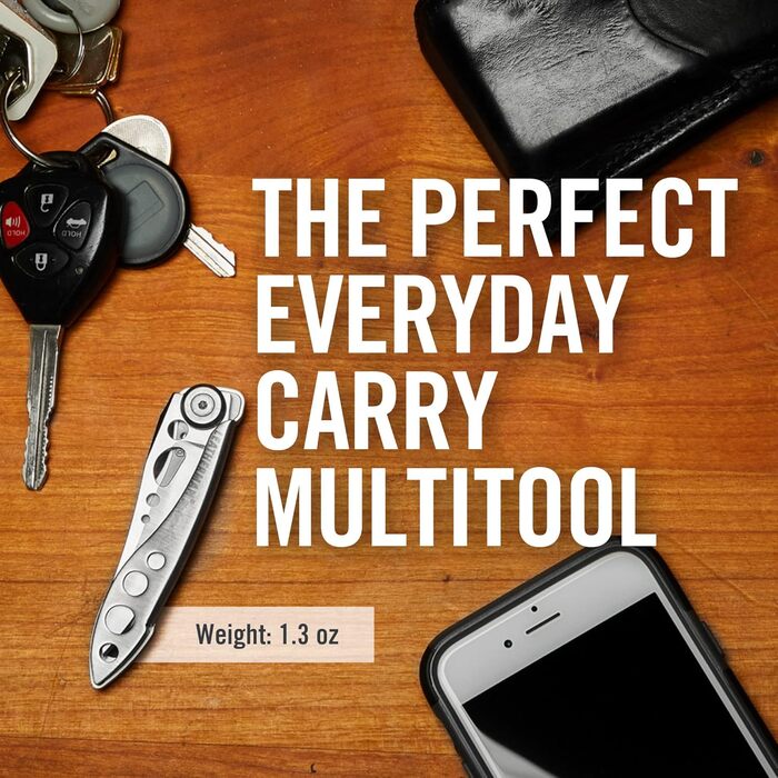 Leatherman Skeletool KBX – багатофункціональний ніж із нержавіючої сталі для щоденного використання, 2 інструменти, компактний