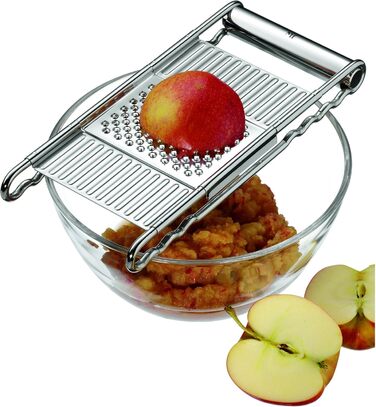 Набір овочевих терок і ножів WMF Gourmet Profi Plus, 4 насадки, нержавіюча сталь, 12x18 см, овочечистка 19 см, для овочів, підходить для посудомийної машини