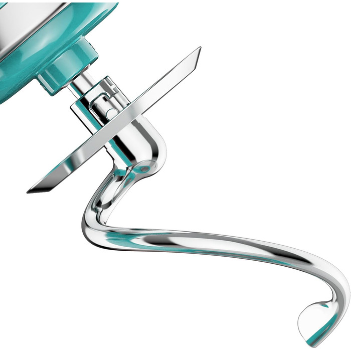 Гак для замішування тіста з нержавіючої сталі для міксерів KitchenAid 4,5–5 л, насадка для планетарних міксерів, підходить для моделі з відкидною головкою, можна мити в посудомийці, аксесуар для кухонної техніки