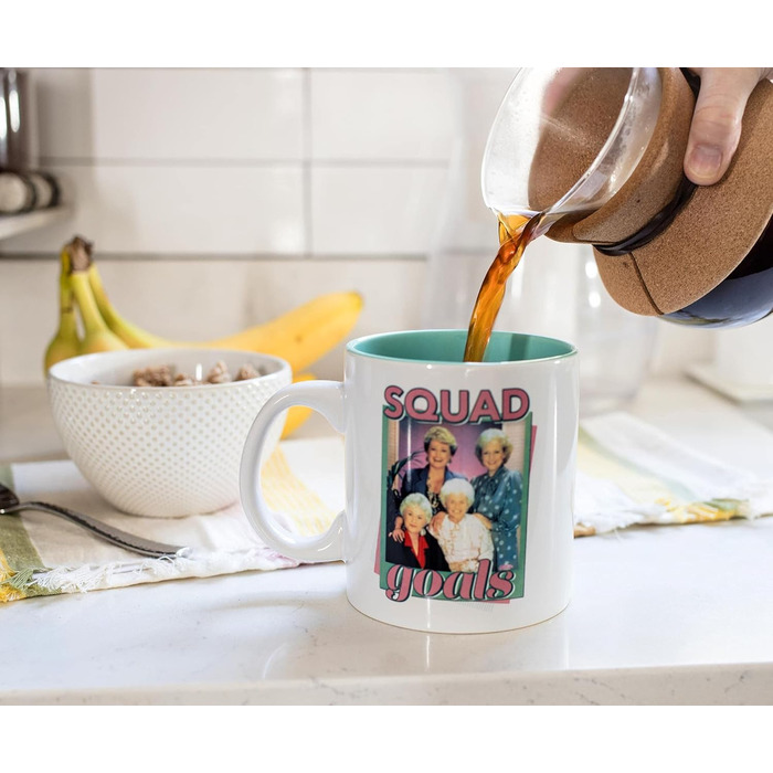 Керамічна чашка The Golden Girls Squad Goals 590 мл Silver Buffalo