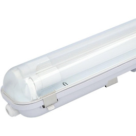 Світильник LED HOFTRONIC 150см 60Вт 10500лм холодне світло, IP65, водонепроникний, без мерехтіння, з'єднуваний, T8, для гаража, майстерні, офісу, підвалу (110лм/Вт, 6000K)
