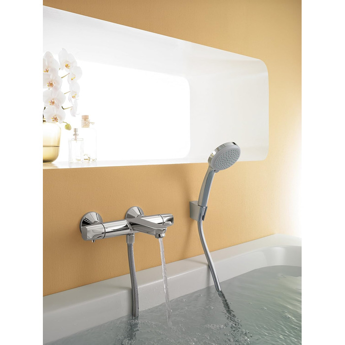 Душова лійка Hansgrohe Croma 100 з тримачем, 4 режими, хром