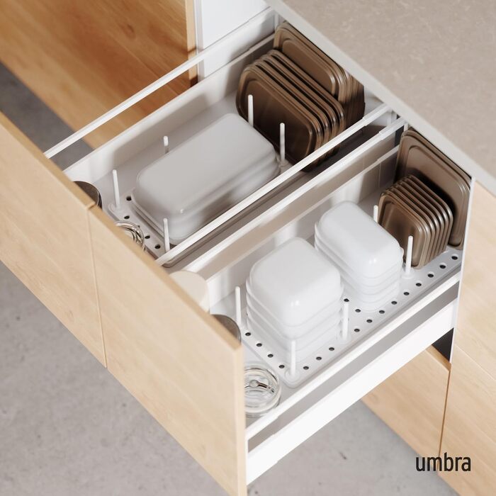 Органайзери для шафи та ящиків Umbra Peggy, набір з 2 шт.