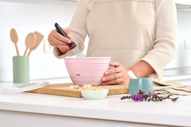 Набір мисок Emsa Prep&Bake 3 шт: 1,7/2,75/4,15 л, пластик, із кришками, нековзка основа, для змішування, можна мити в посудомийці, штабельовані