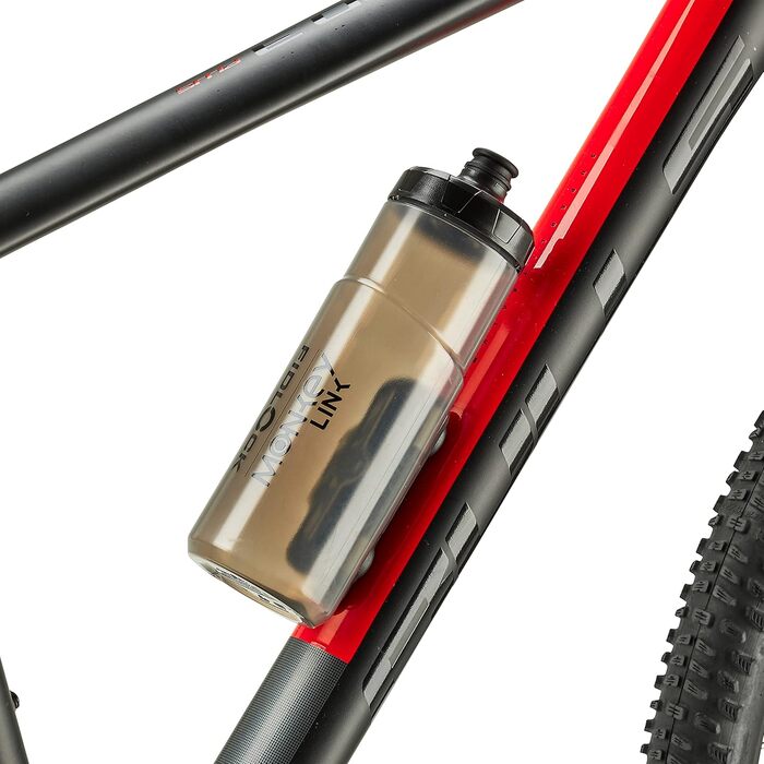 Велосипедна пляшка MonkeyLink MonkeyBottle 600 мл з магнітним кріпленням, комплект (пляшка, BottleMount, BikeMount)