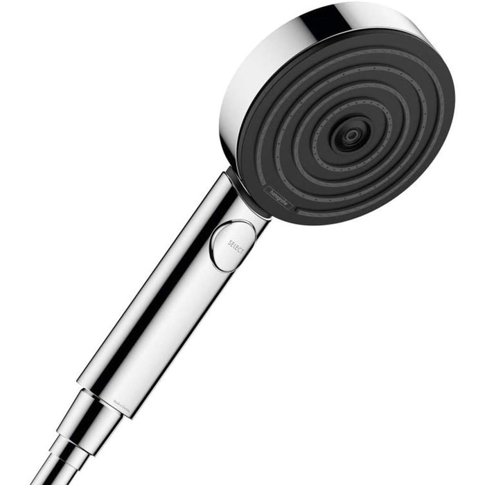 Душовий набір hansgrohe Pulsify Select S, матовий білий, водозберігаюча ручна лійка з 3 режимами, шланг 0,65 м, тримач, хром