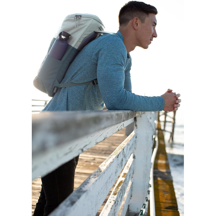 Рюкзак Deuter UP Stockholm 22 л, екологічний, міський, Grove-mineral