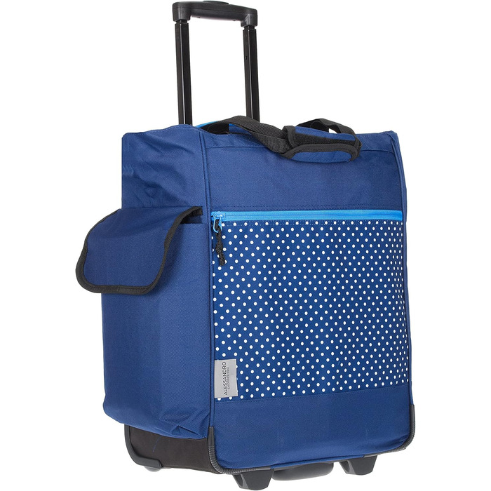 Сумка-візок для покупок Alessandro Pokla Dots Blue, синя, 12895