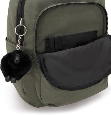 Рюкзак Kipling Seoul S зелений, захист для ноутбука, малий