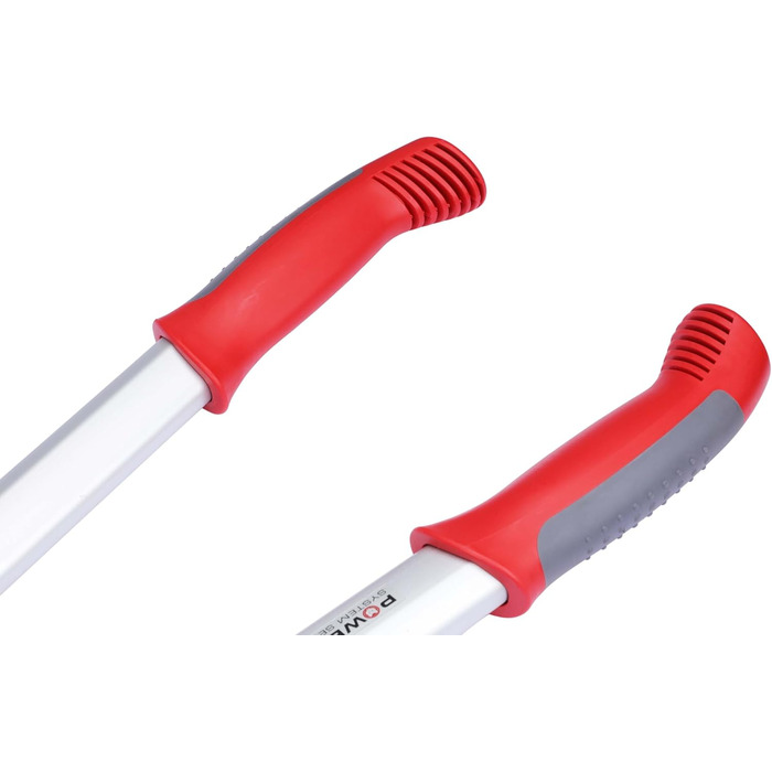 Секатор для гілок WOLF Garten Amboss Premium Plus POWER CUT, червоний/сірий, довжина 650-900 мм