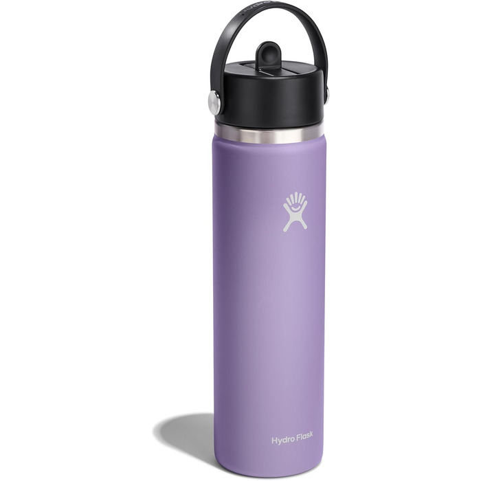 Термобутилка HYDRO FLASK 1180 мл з нержавіючої сталі, ізольована спортивна пляшка з герметичною кришкою та ремінцем, підходить для посудомийної машини, колір Moonshadow Purple