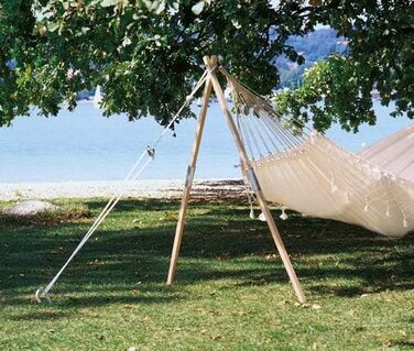 Гамакова стійка AMAZONAS Madera з ясеня, до 100 кг, для підвішування до дерева або опори