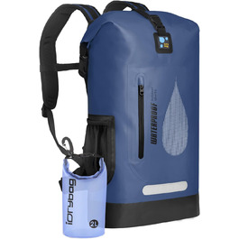 IDRYBAG Водонепроникний рюкзак 30 л з ПВХ для чоловіків, плаваюча сумка для каякінгу, каное, човна, кемпінгу, туризму