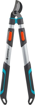 Секатор Gardena TeleCut 650-900 B, телескопічний, байпасний, для свіжої деревини, ергономічні ручки ErgoTec