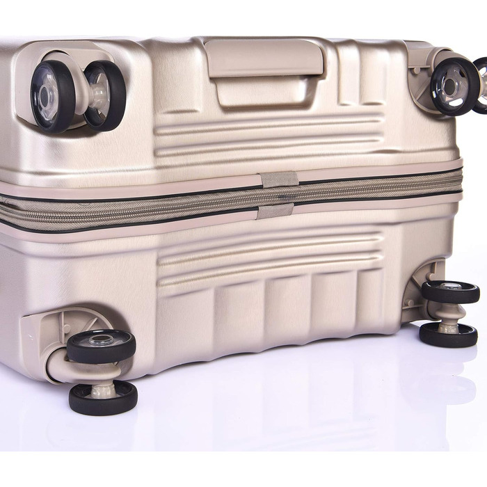 Валіза ABISTAB VERAGE Kinetic 4-колісна, розширювана, TSA-замок, ABS/PC, 76 см, бордо (металік, SML)