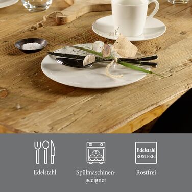 Набір столових приборів vivo by Villeroy & Boch Voice Basic, 30 предметів, нержавіюча сталь, для 6 осіб, можна мити в посудомийній машині