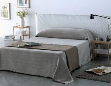 Універсальний плед Martina Home Spiga, 80% бавовна, 20% поліестер, натуральний, 260x300 см