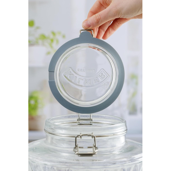 Скляний диспенсер для напоїв Kilner Diamond 5 л з нержавіючим краном, герметичною кришкою і силіконовим ущільнювачем, ідеально для соків, коктейлів та настоїв