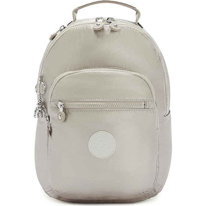 Рюкзак Kipling Seoul S з відділенням для ноутбука, компактний, колір Metallic Glow
