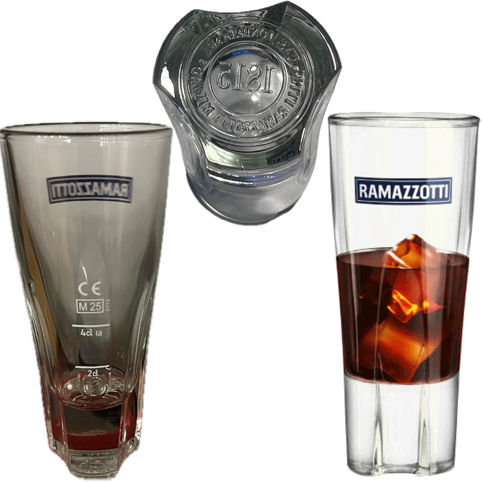 Набір склянок Ramazzotti Rastal 6 шт, 2/4cl, мірні